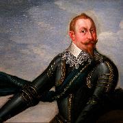 Johann Walter Gustavus Adolphus of Sweden at the Battle of Breitenfeld oil painting on canvas